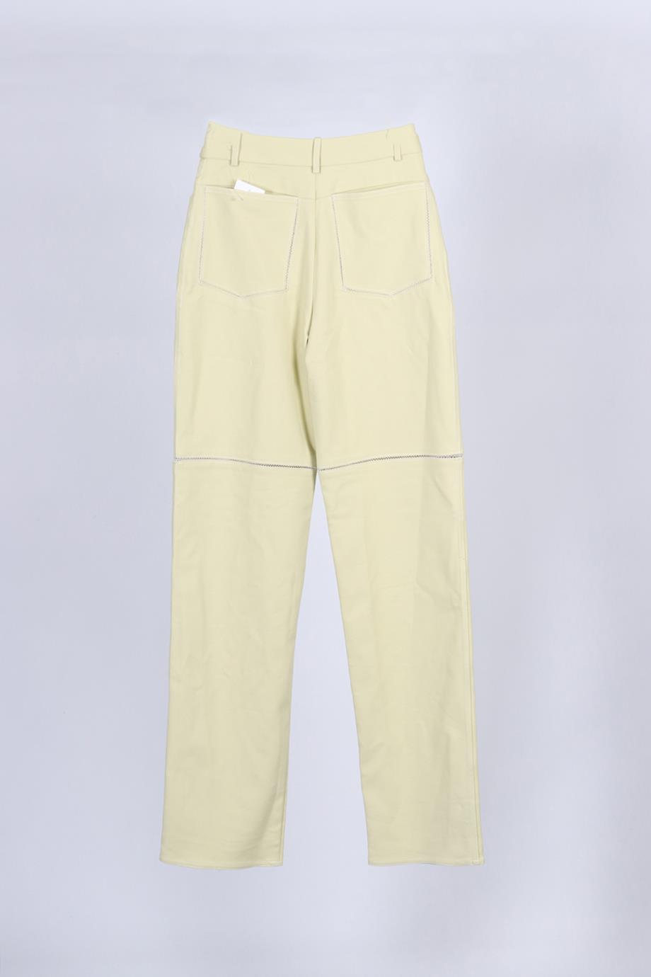 SIR THE LABEL COTTON BLEND STRAIGHT LEG PANTS UK 6