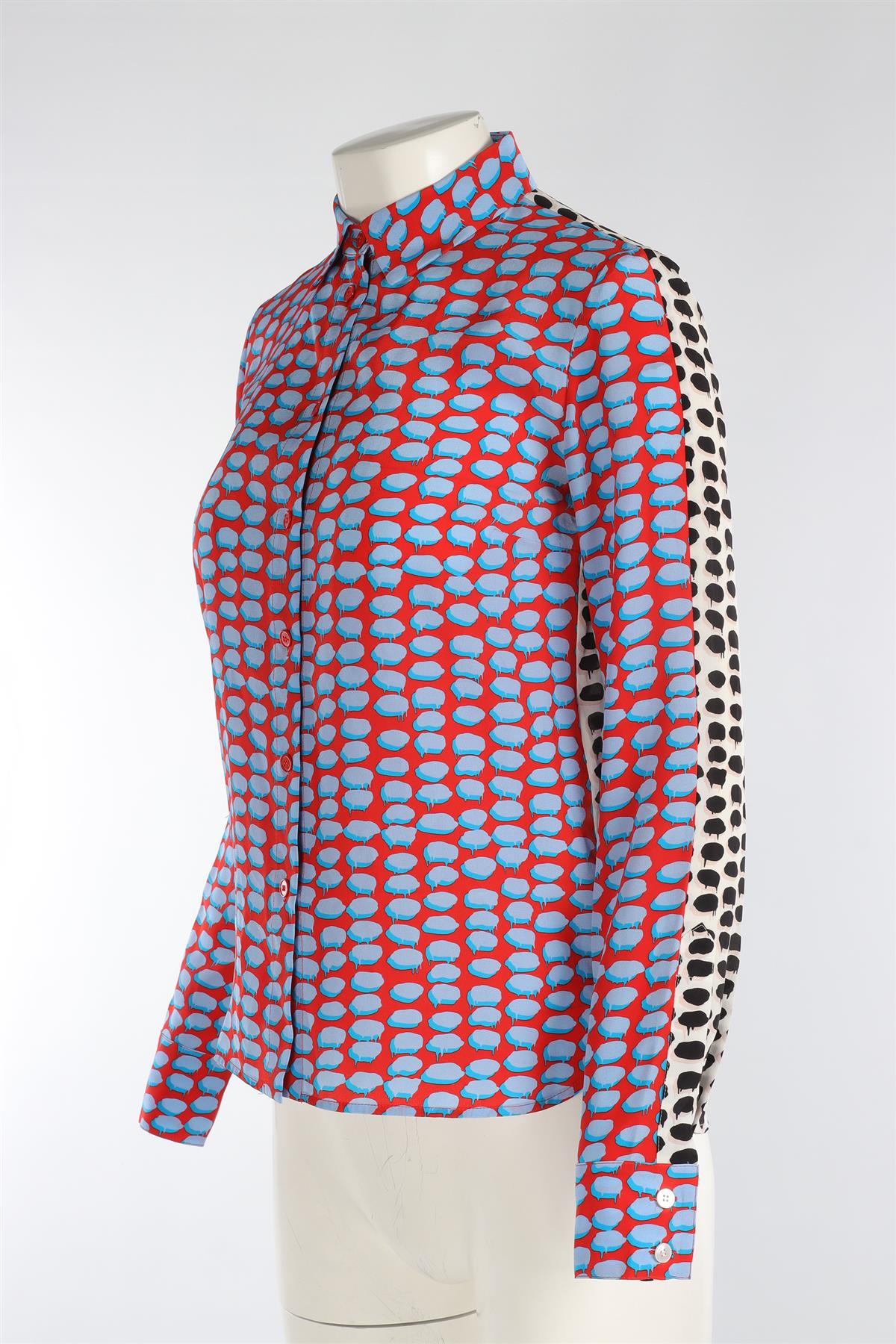 STELLA MCCARTNEY MULTI SILK SHIRT IT 36 UK 4