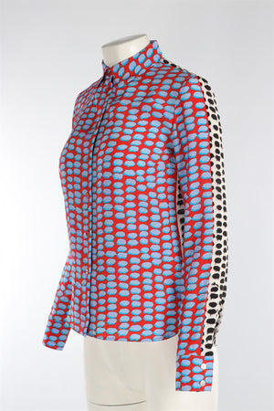 STELLA MCCARTNEY MULTI SILK SHIRT IT 36 UK 4