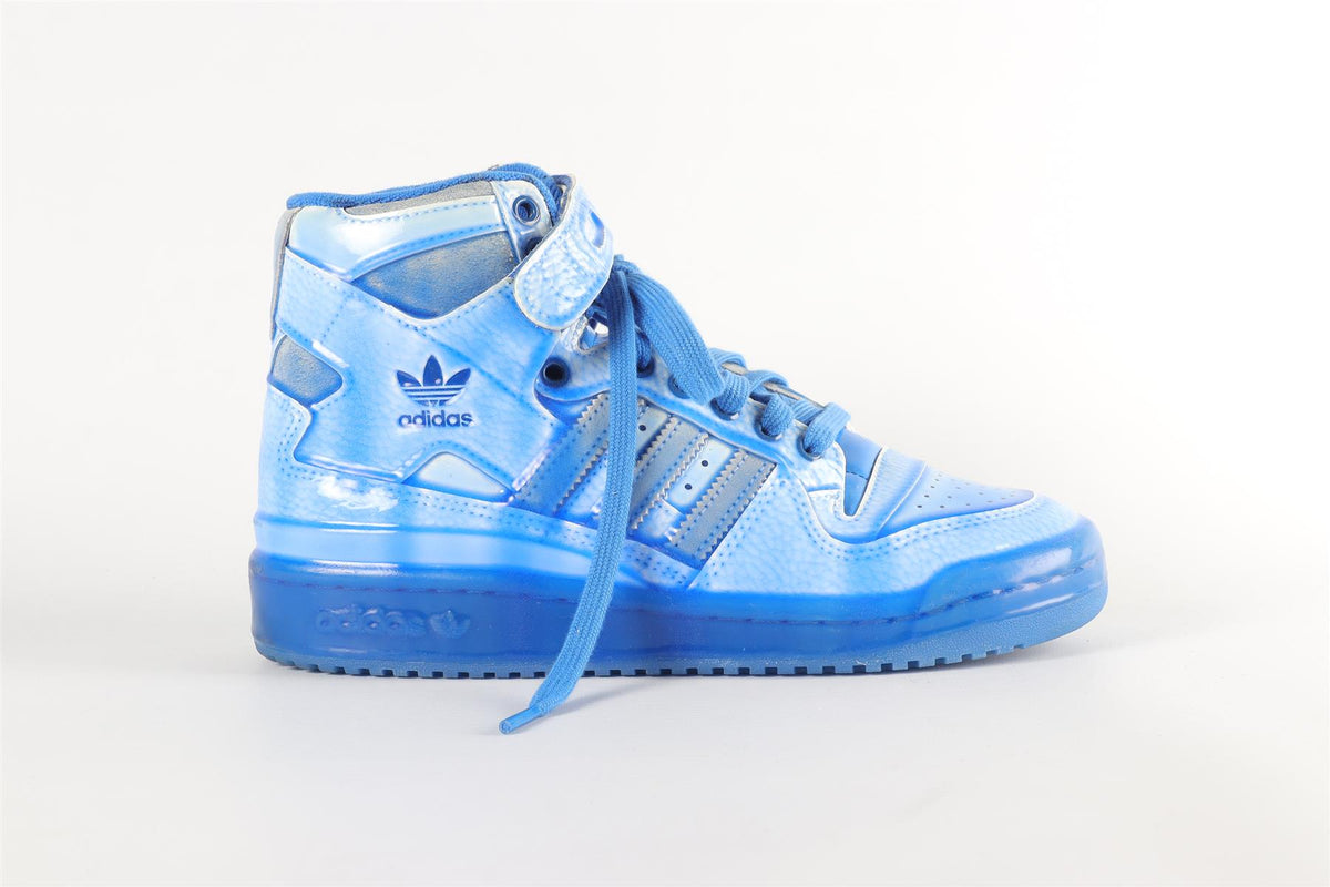 ADIDAS + JEREMY SCOTT FORUM DIPPED BLUE SNEAKERS EU 37 ⅓, UK 4.5, US 5