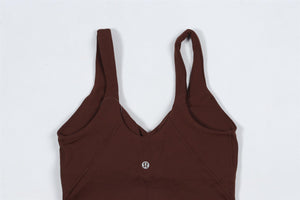 LULULEMON BROWN SPORTS BRA US 4 UK 8