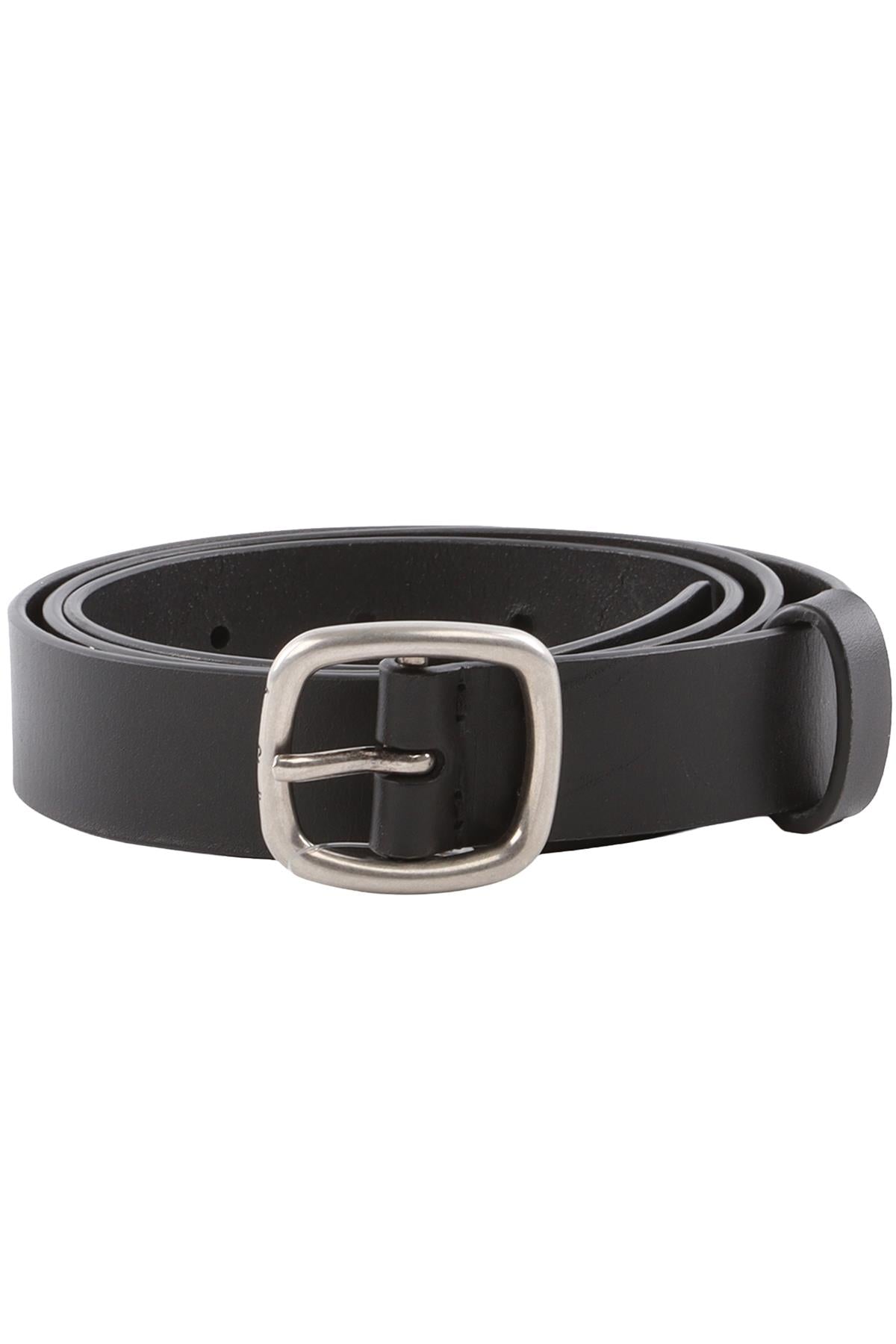 ACNE STUDIOS BLACK MEN'S LEATHER BELT MEDIUM
