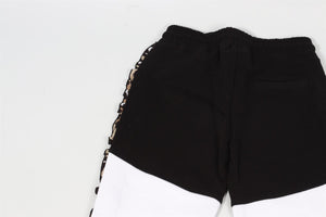 MSGM BLACK KIDS GIRLS COTTON PANTS 8 YEARS