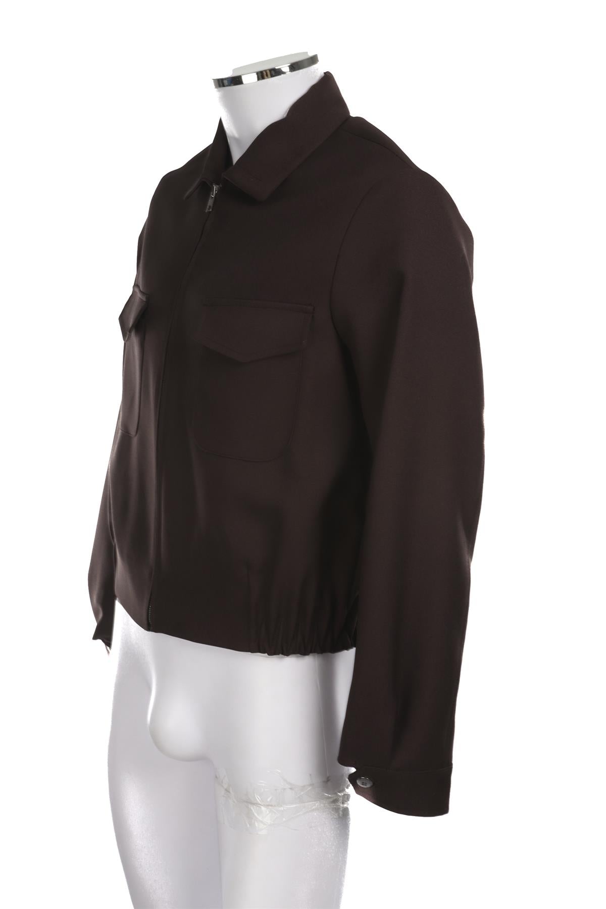 RANDOM IDENTITIES MENS BROWN WOVEN JACKET XSMALL