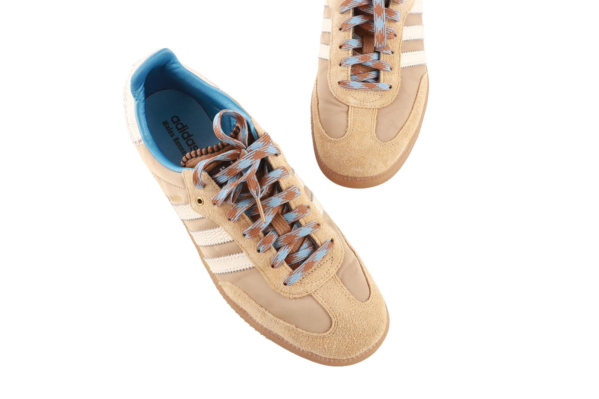 ADIDAS + WALES BONNER BEIGE MEN'S SAMBA DESERT WHITE SNEAKERS EU 48 UK 12.5 US 13