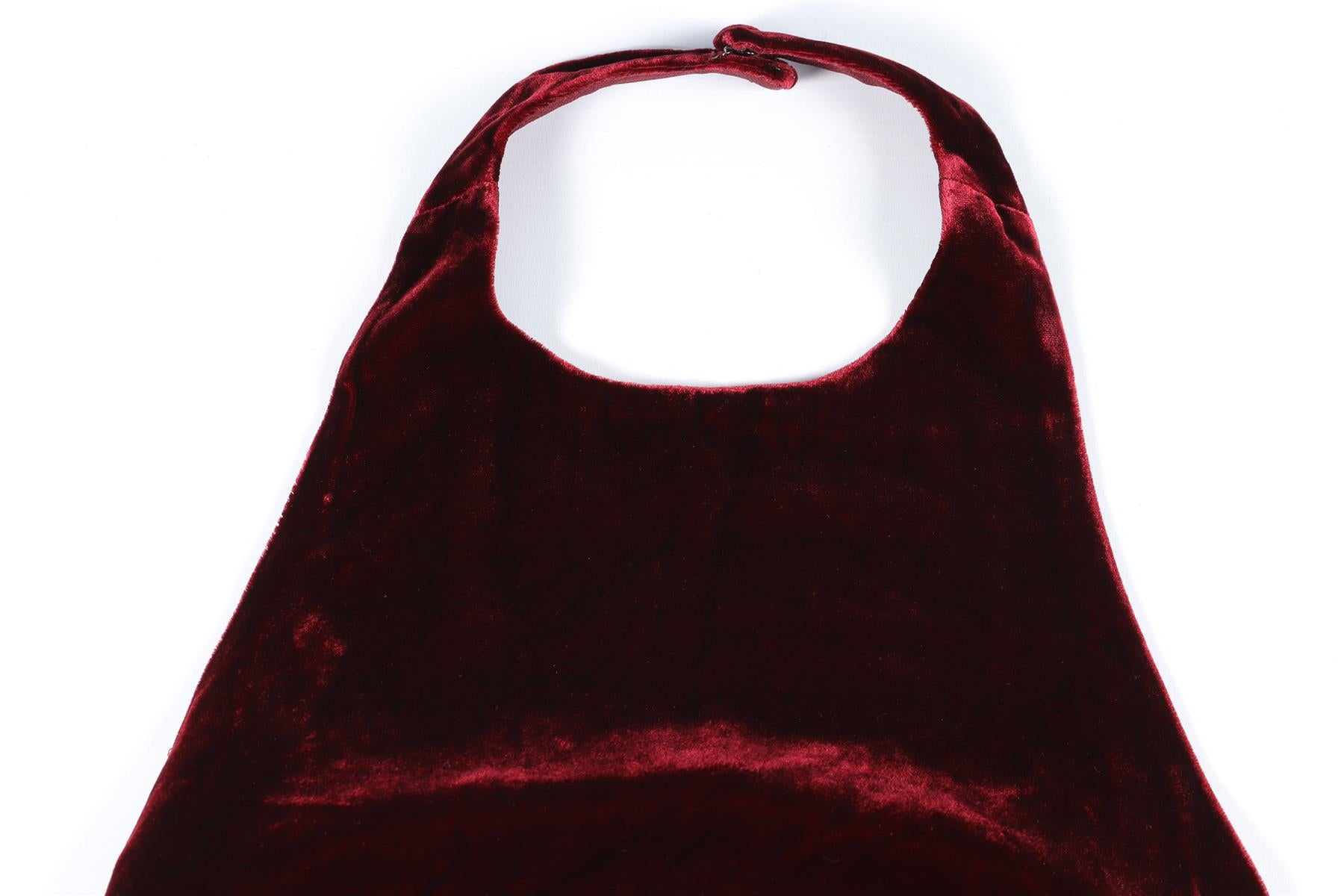 REFORMATION RED VELVET MINI DRESS US 2 UK 6