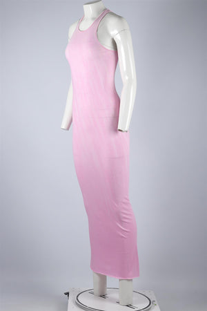 COTTON CITIZEN PINK COTTON MAXI DRESS XSMALL