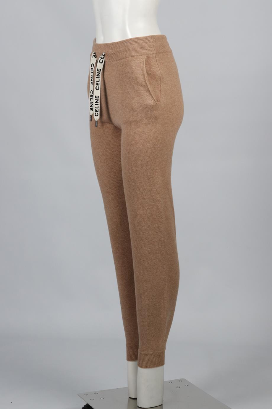 CELINE WOOL AND CASHMERE BLEND PANTS XSMALL