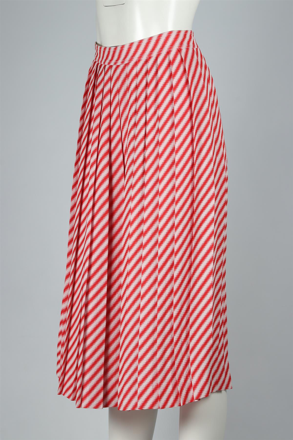 CELINE RED WOVEN CULOTTES FR 38 UK 10