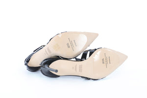 MALONE SOULIERS BLACK PATENT LEATHER PUMPS EU 39 UK 6 US 9