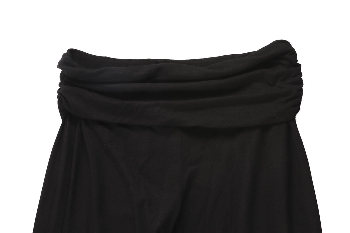 FORM BLACK JERSEY BOOTCUT PANTS SMALL