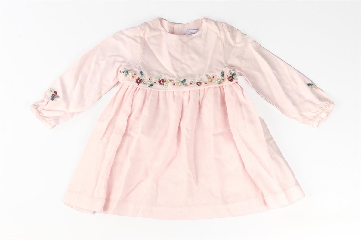 TARTINE ET CHOCOLAT PINK BABY GIRLS DRESS 18 MONTHS
