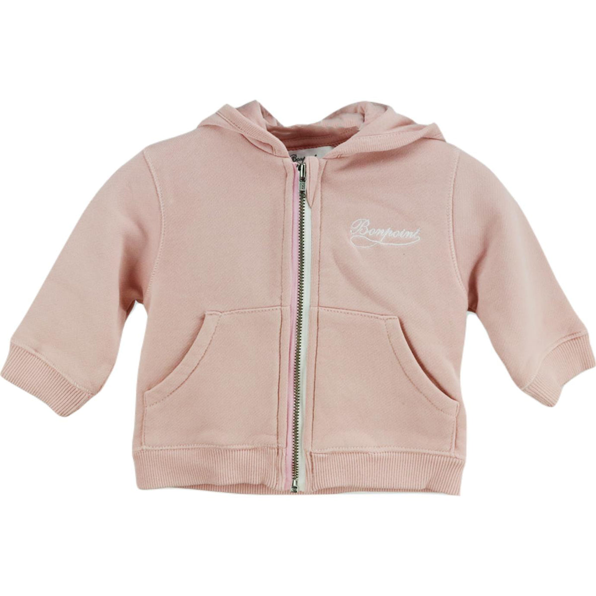 BONPOINT BABY GIRLS COTTON HOODIE 6 MONTHS