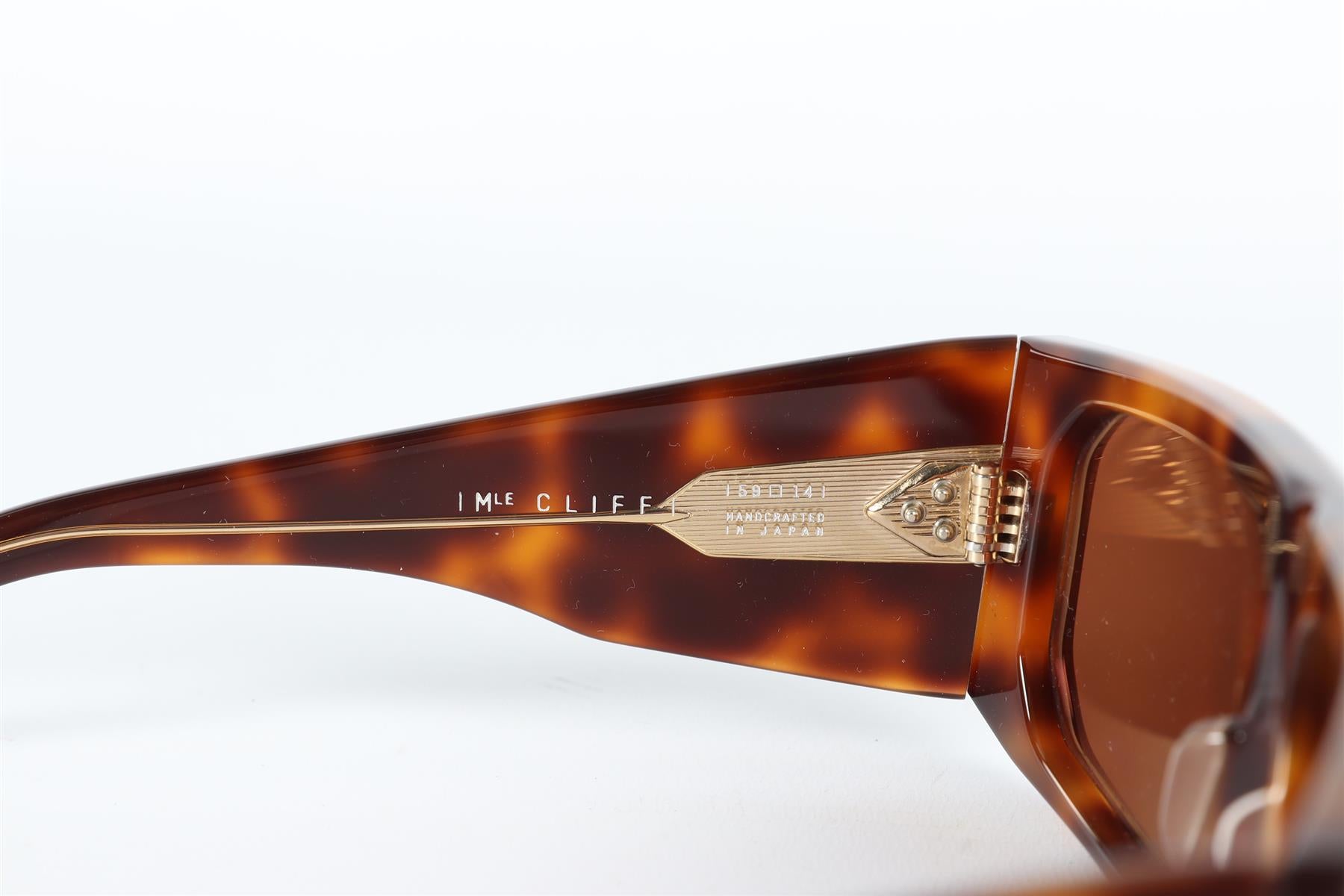 JACQUE MARIE MAGE BROWN CLIFF D FRAME ACETATE SUNGLASSES