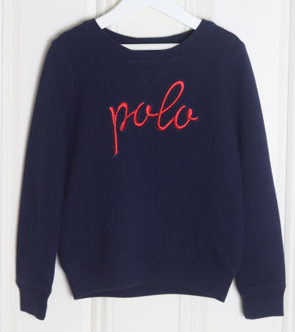 POLO RALPH LAUREN KIDS GIRLS COTTON SWEATSHIRT 6 YEARS