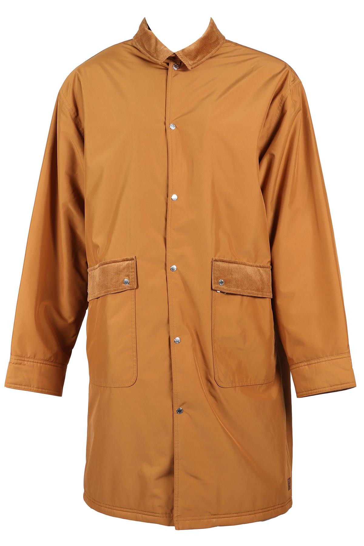 PUMA + MAISON KITSUNE TAN MEN'S NYLON COAT LARGE