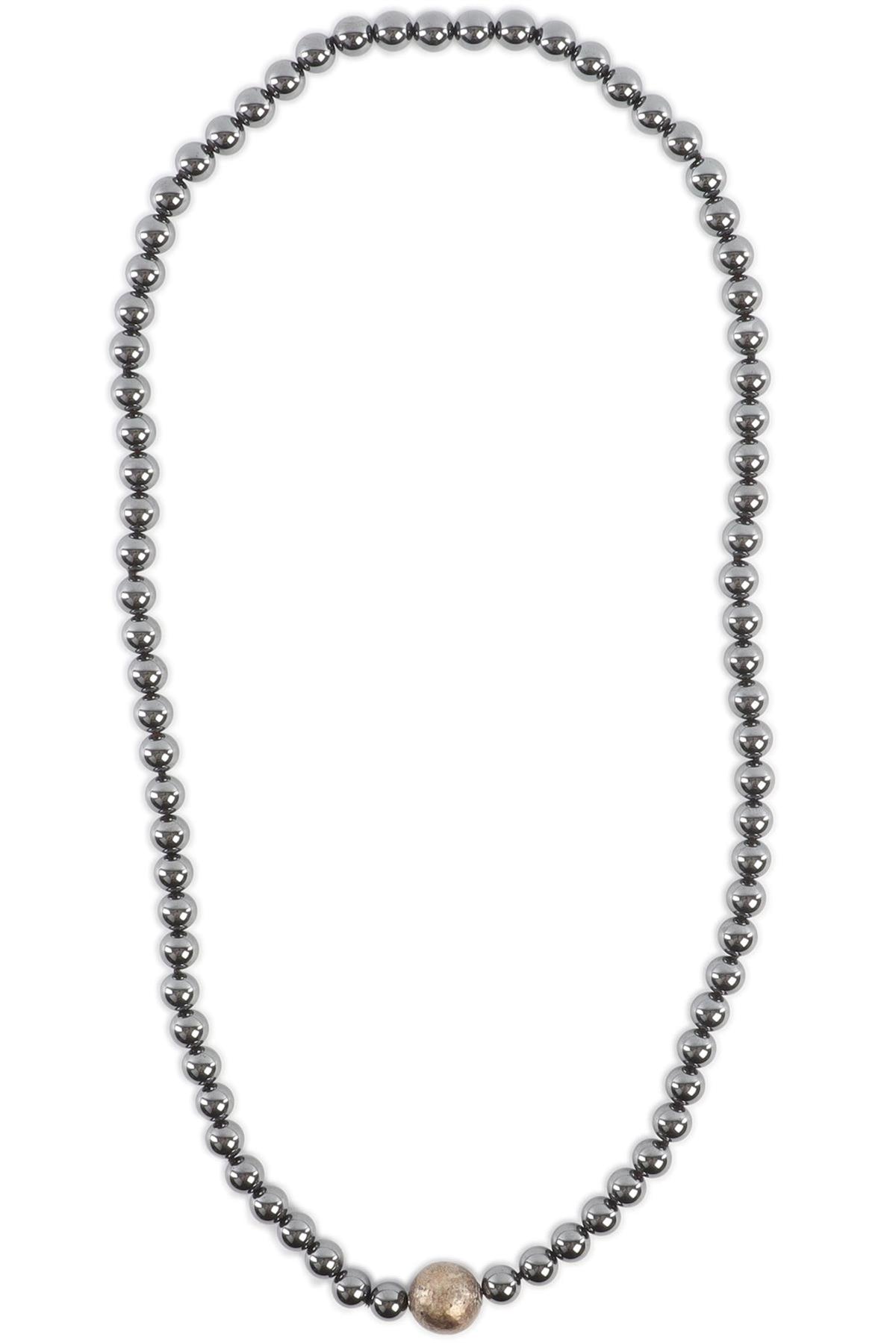 TIFFANY & CO. + PALOMA PICASSO GREY HEMATITE NECKLACE