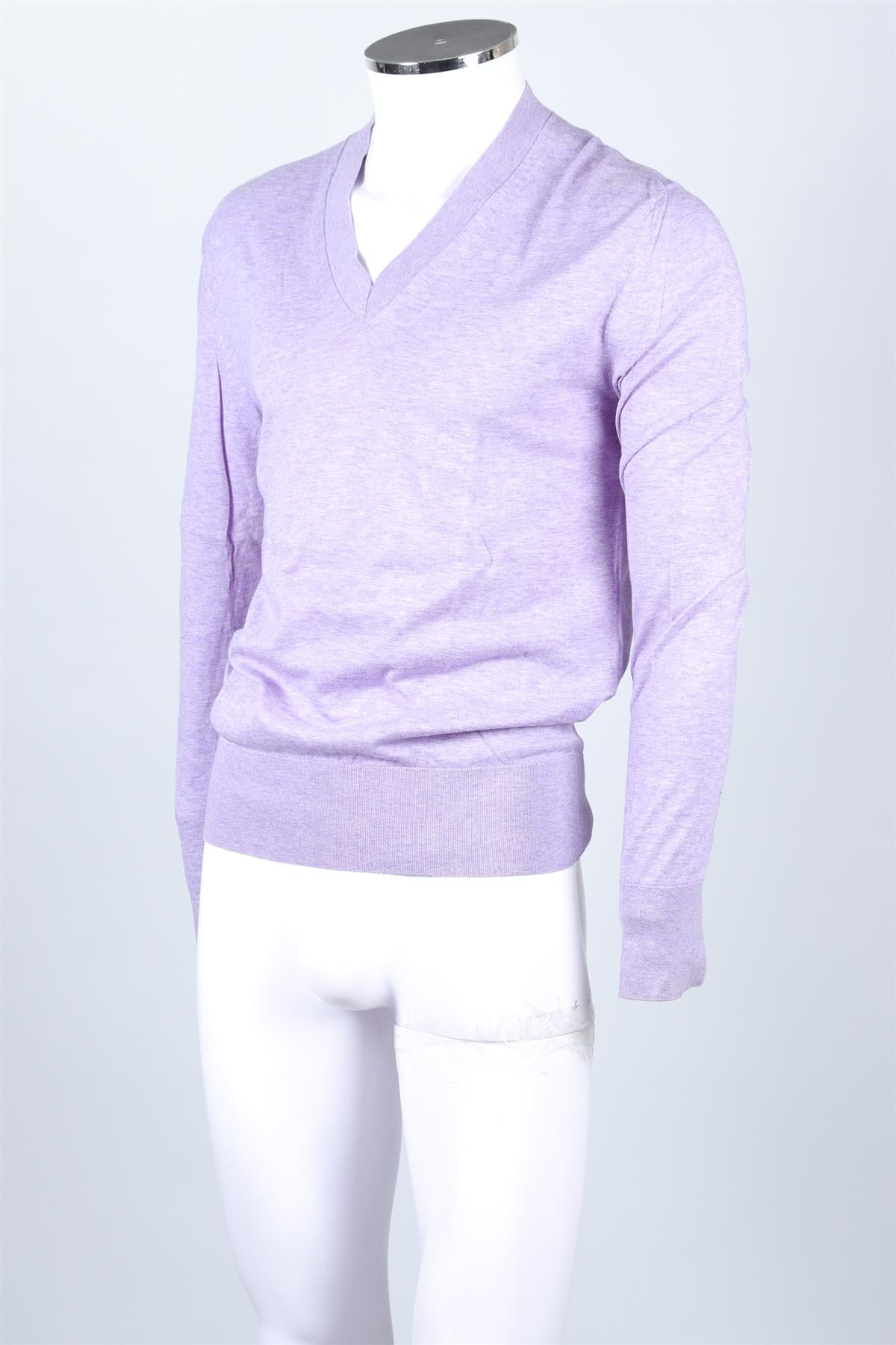 TOM FORD PURPLE MEN'S COTTON SWEATER IT 48 UK/US 38