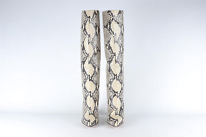 PARIS TEXAS YELLOW LEATHER KNEE HIGH BOOTS EU 38 UK 5 US 8