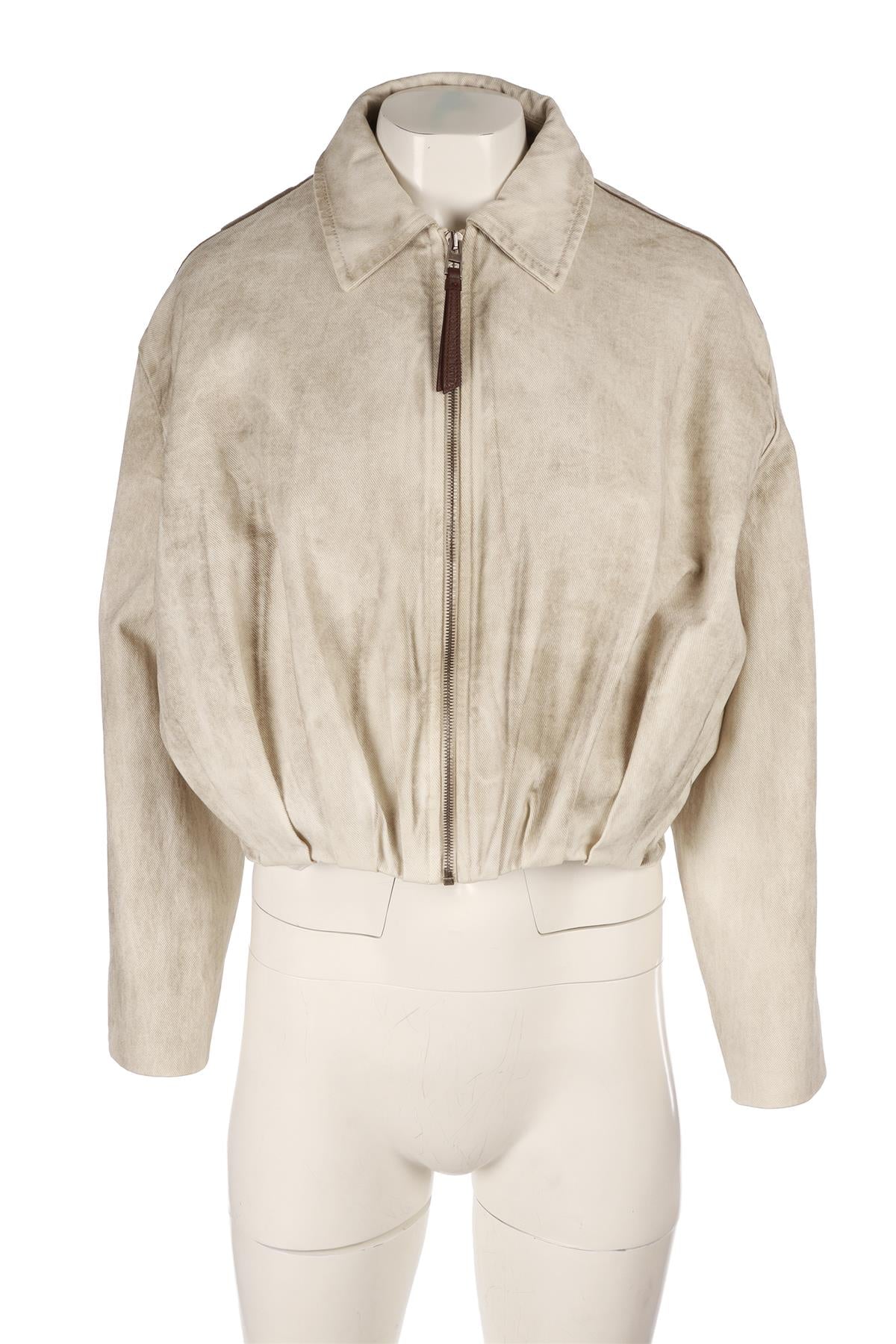 LOEWE BEIGE DENIM JACKET FR 34 UK 6