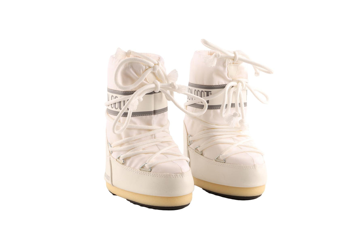 MOON BOOT WHITE KIDS GIRLS BOOTS EU 23-26 UK 6-8.5 US 7-9.5