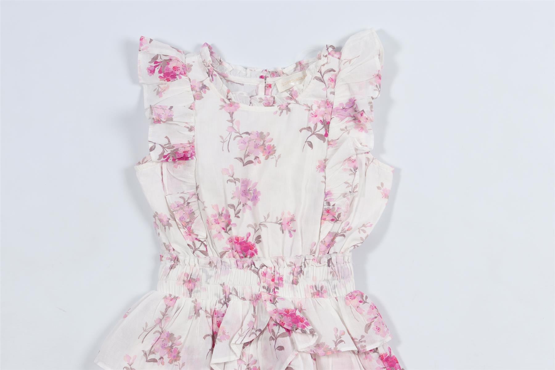 LOVESHACKFANCY WHITE KIDS GIRLS DRESS 4-5 YEARS