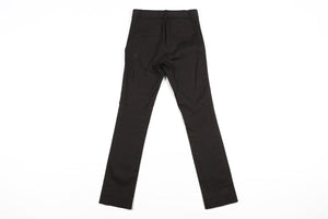 FRAME BLACK COTTON STRAIGHT LEG PANTS US 0 UK 4