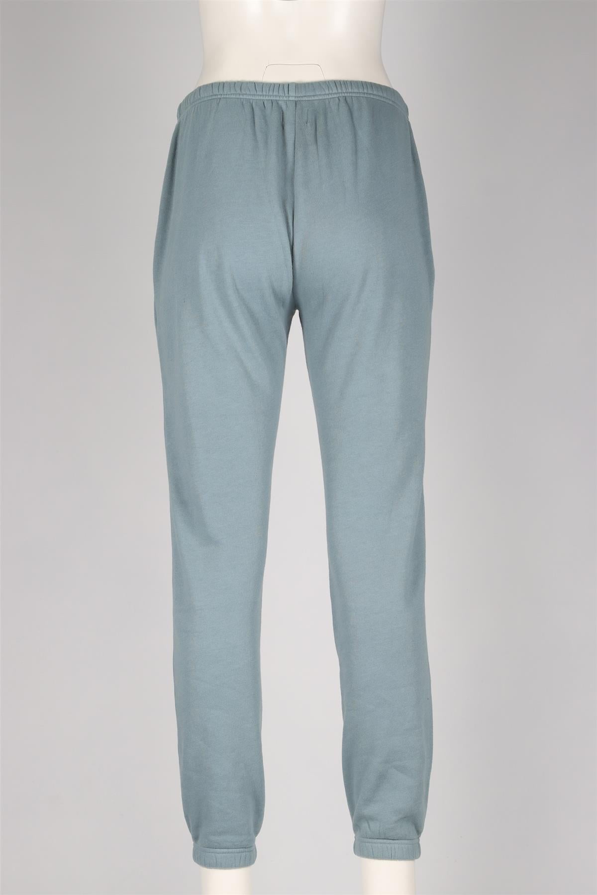 WSLY BLUE COTTON BLEND TRACK PANTS SMALL