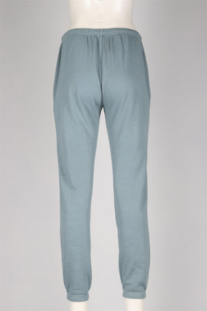 WSLY BLUE COTTON BLEND TRACK PANTS SMALL