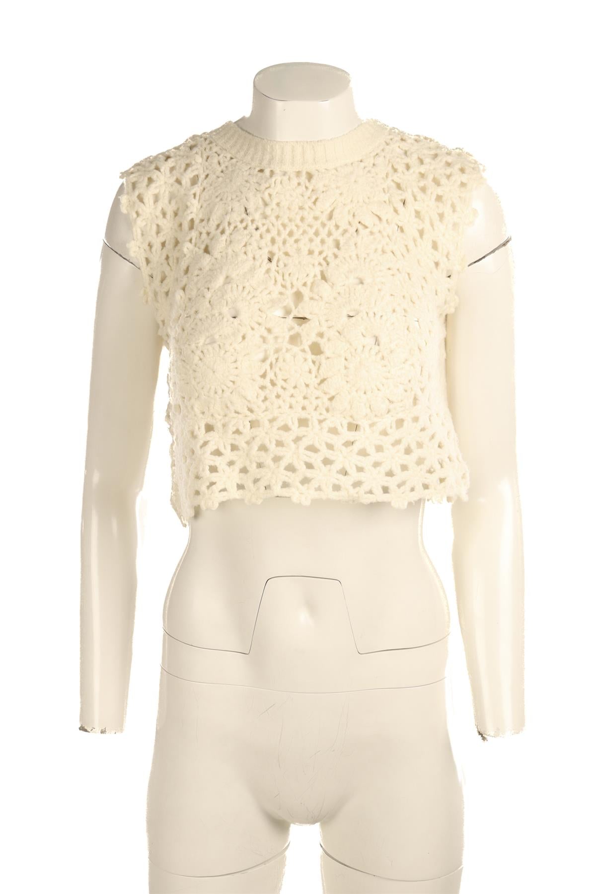 SEA NEW YORK CREAM COTTON VEST XSMALL