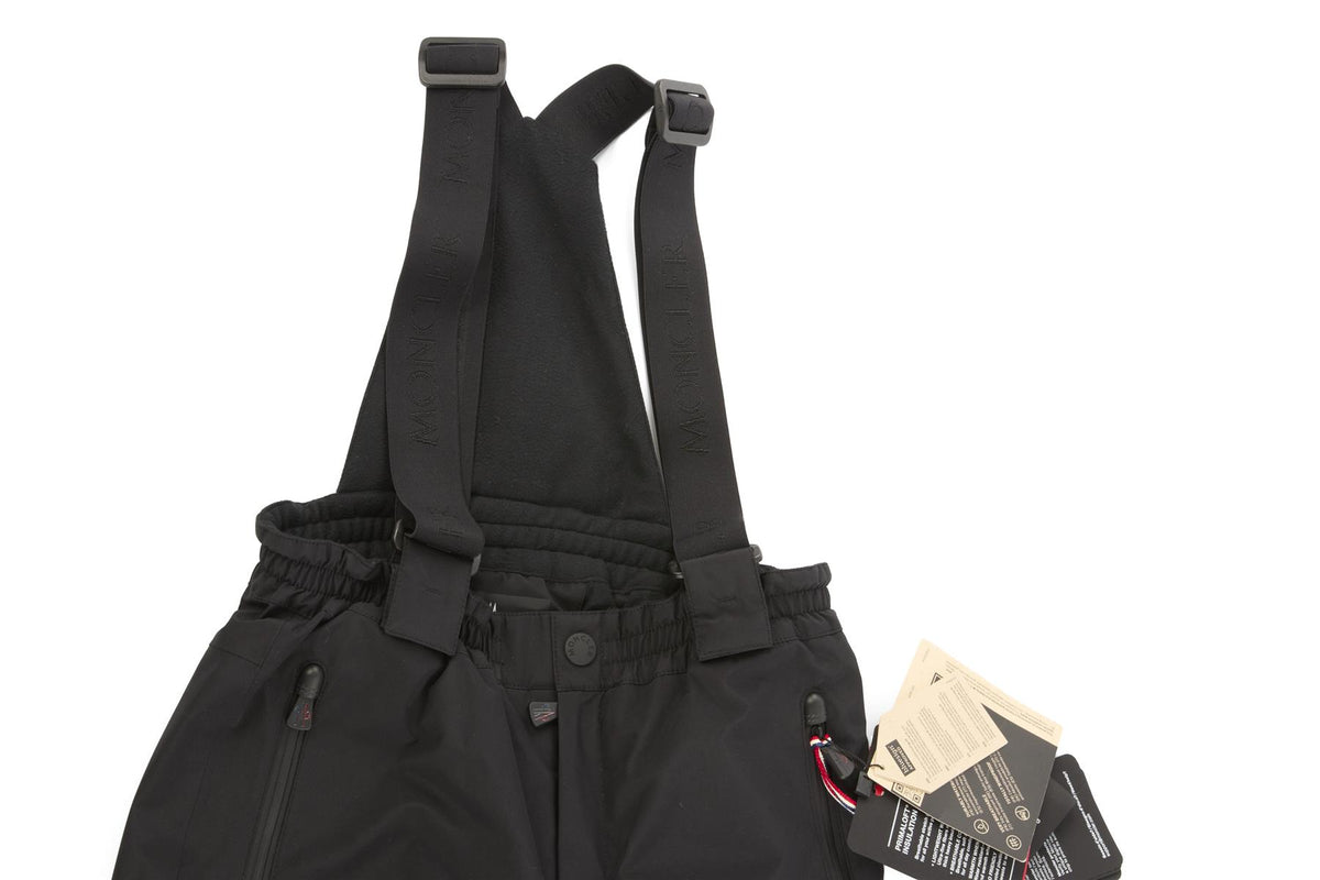 MONCLER BLACK KIDS GIRLS SALOPETTES 12 YEARS