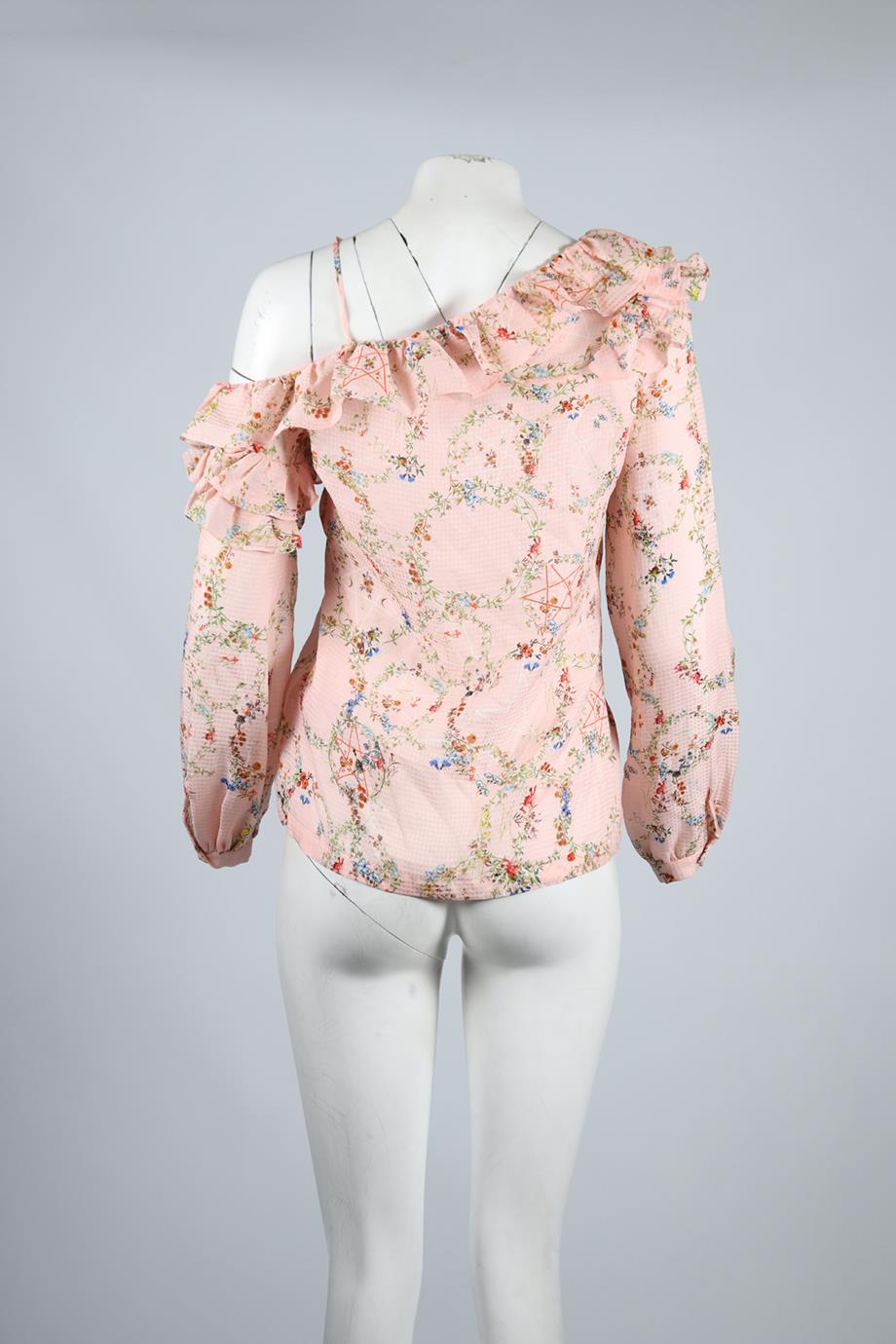 PREEN BY THORNTON BREGAZZI SILK TOP MEDIUM