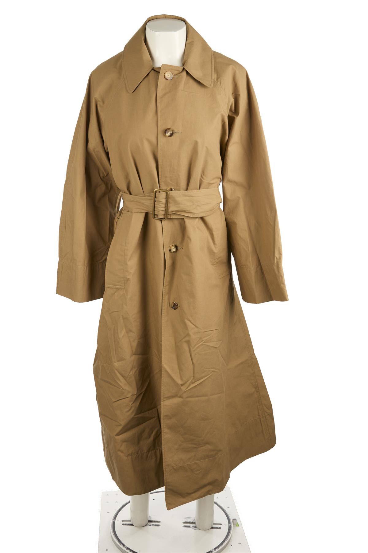 CLOTH.WORK BROWN COTTON COAT