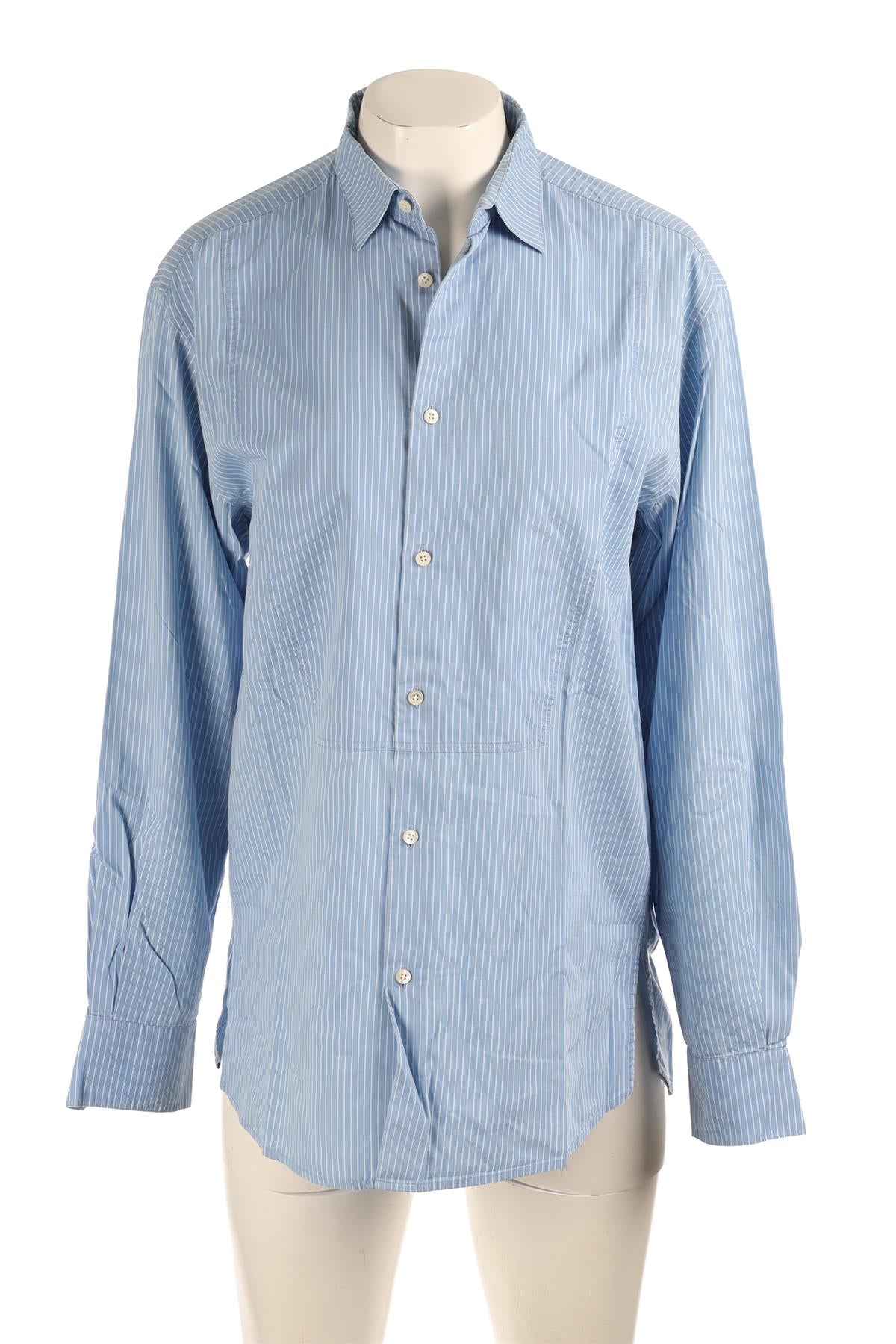ALEX EAGLE BLUE COTTON SHIRT UK 10 US 6 FR 38