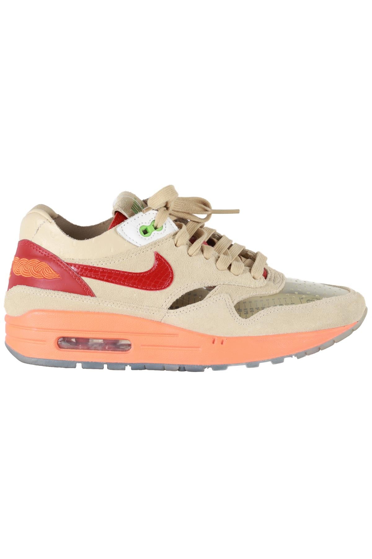 NIKE BEIGE AIR MAX 1 CLOT KISS OF DEATH SNEAKERS EU 38.5 UK 5.5 US 6
