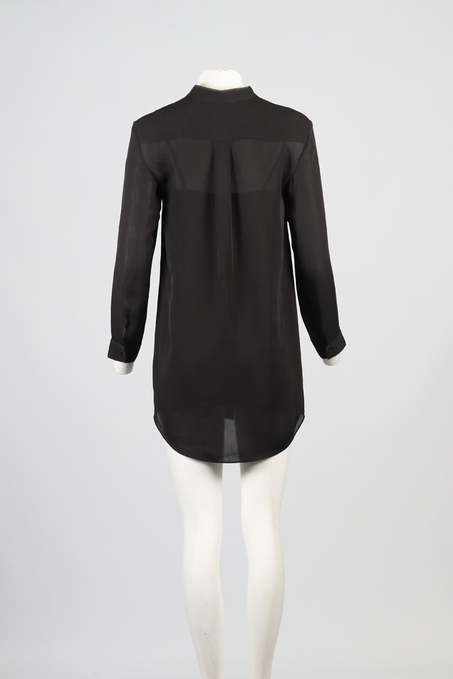 HAUTE HIPPIE SILK MINI DRESS MEDIUM