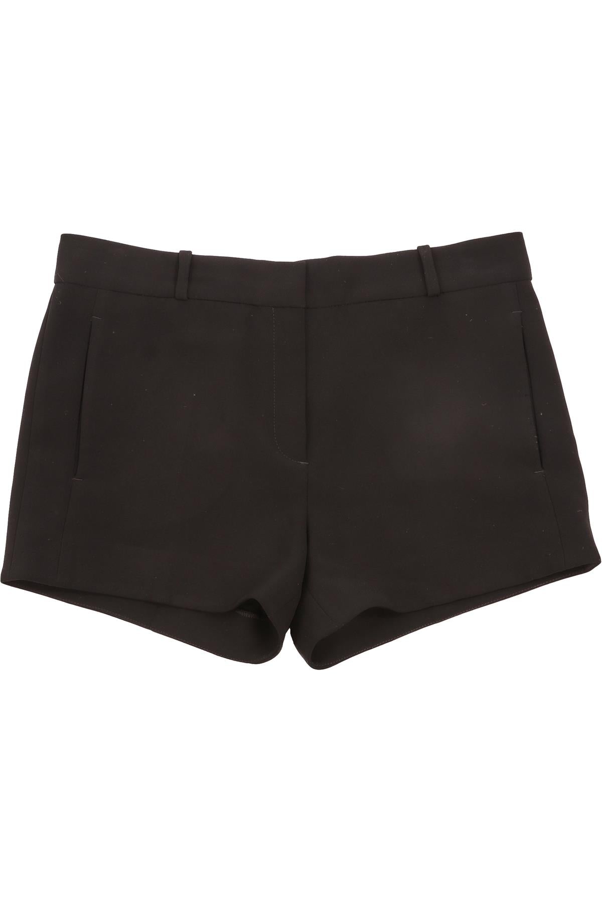 JOSEPH BLACK CREPE SHORTS FR 36 UK 8