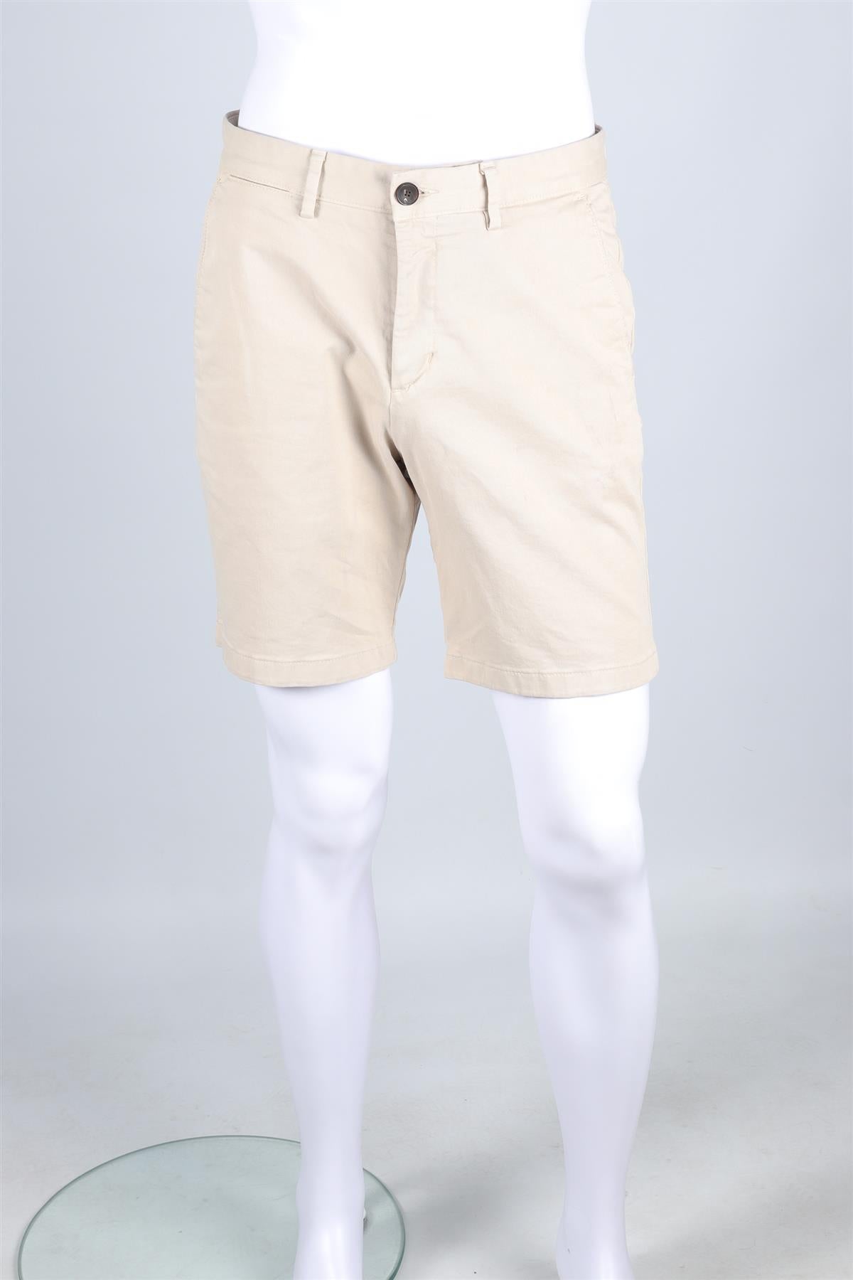 MR P BEIGE MEN'S COTTON SHORTS UK/US WAIST 30