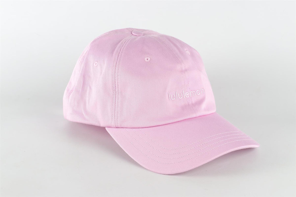 LULULEMON PINK COTTON BASEBALL CAP LARGE/XLARGE
