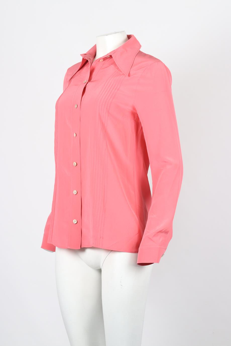 GUCCI SILK SHIRT IT 42 UK 10