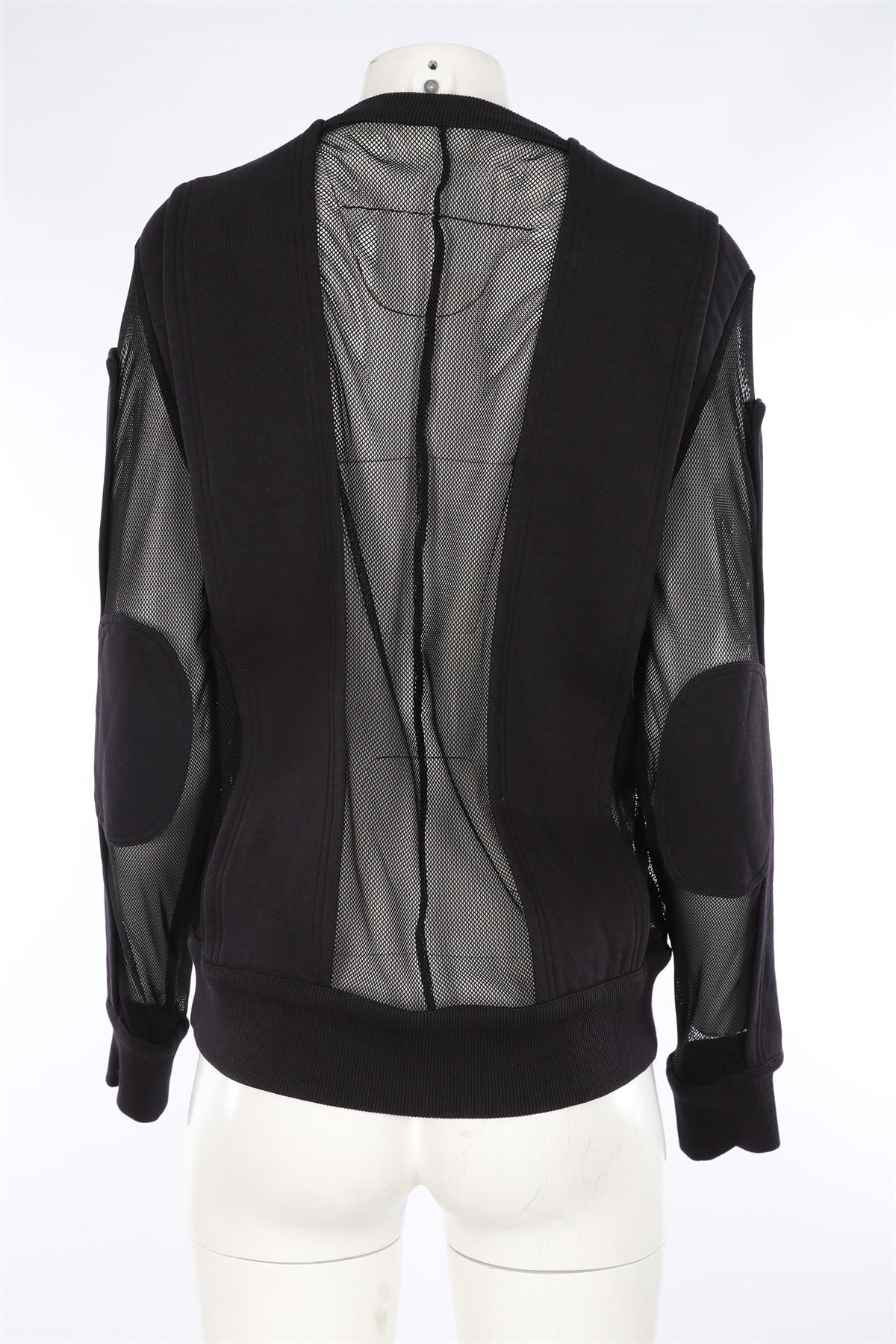 GIVENCHY BLACK COTTON SWEATSHIRT SMALL
