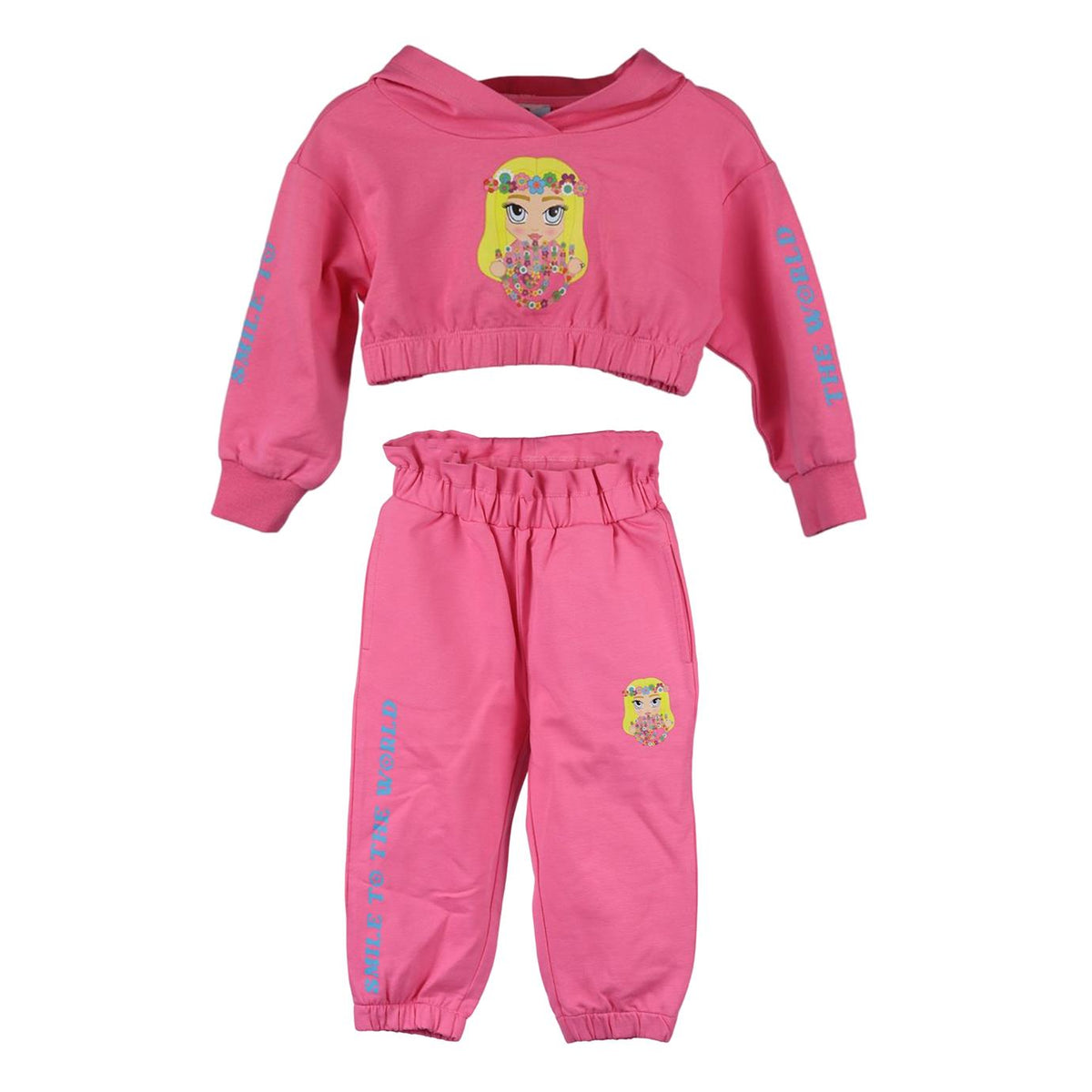 CHIARA FERRAGNI BABY GIRLS COTTON TRACKSUIT 2 YEARS