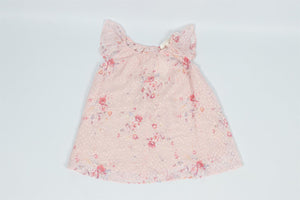 LOVESHACKFANCY PINK KIDS GIRLS SILK BLEND DRESS 3-4 YEARS