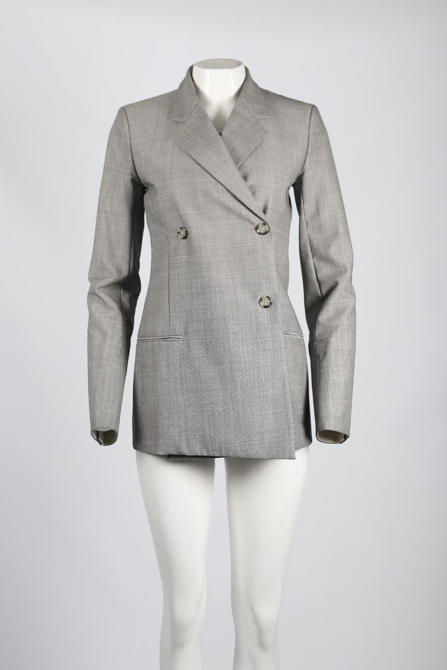 HELMUT LANG WOOL BLEND BLAZER US 2 UK 6