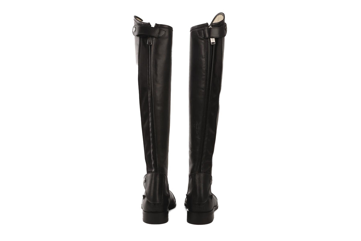 VOGEL BLACK LEATHER RIDING BOOTS EU 38 UK 5 US 8