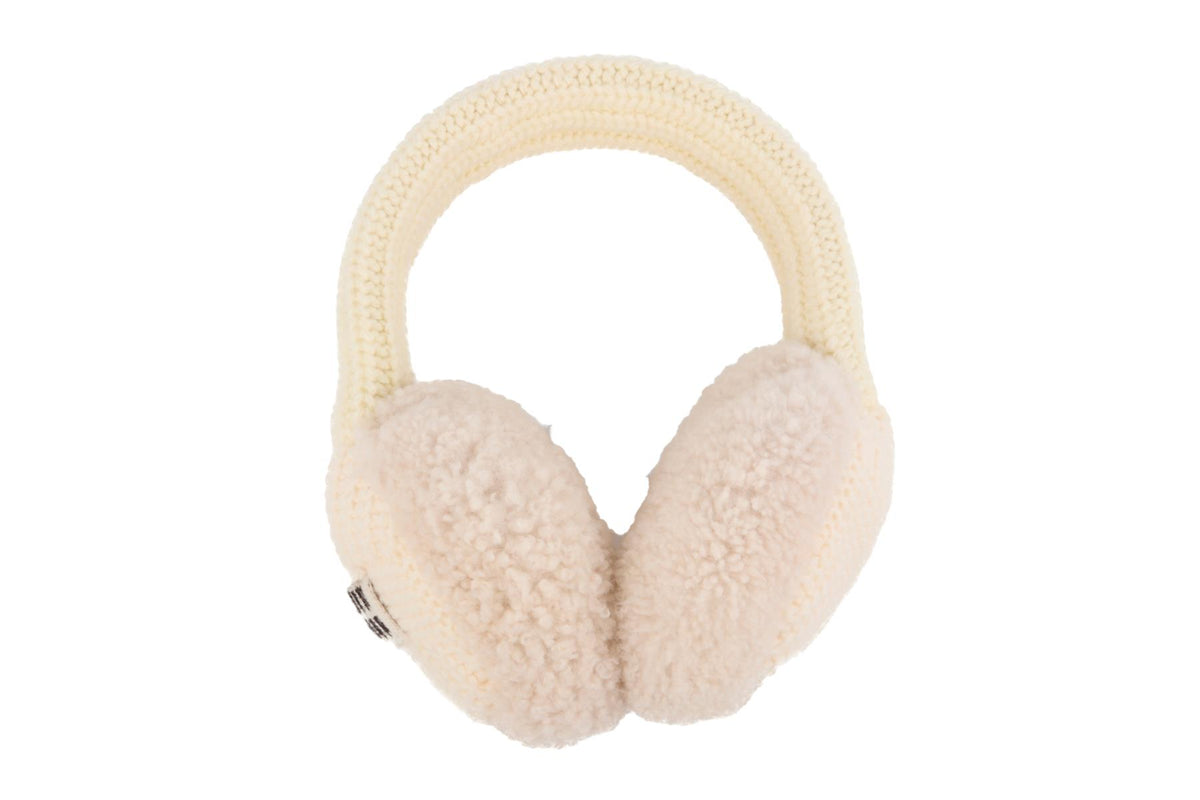MIU MIU CREAM CASHMERE EAR MUFFS