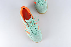 ADIDAS GREEN GAZELLE PULSE MINT SOLAR ORANGE SNEAKERS EU 38 2/3 UK 5.5 US 7