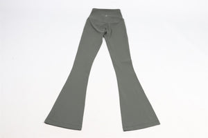 LULULEMON GREEN JERSEY FLARED PANTS US 2 UK 6