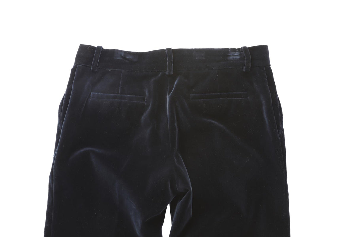 BELLA FREUD BLUE VELVET FLARED PANTS UK 8