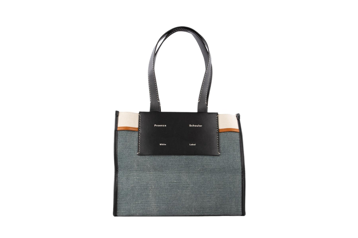 PROENZA SCHOULER WHITE LABEL MULTI MORRIS LARGE CANVAS SHOULDER BAG